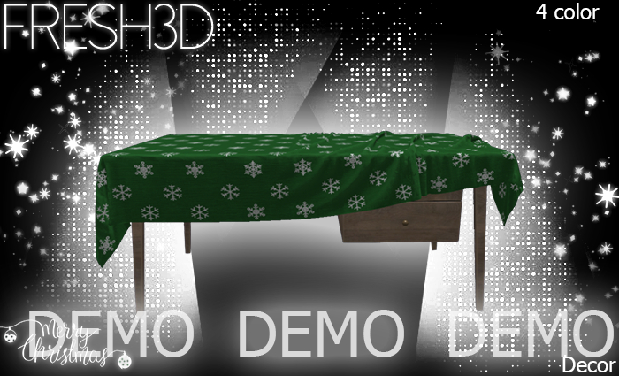 FRESH3D Xmas Table DEMO