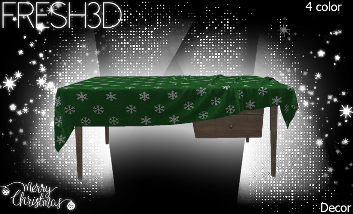 FRESH3D Xmas Table