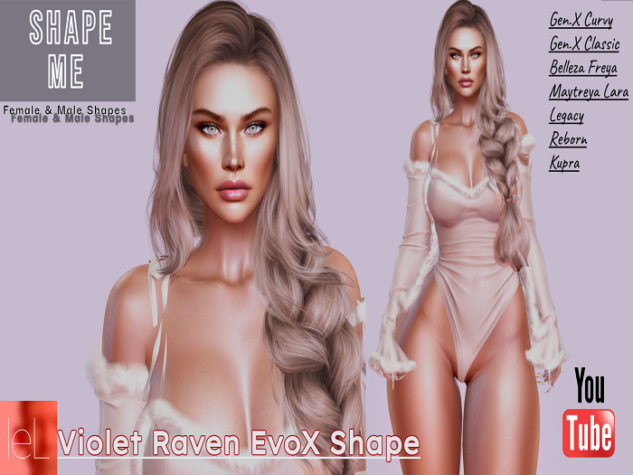 Shape Me - Violet Raven Head EvoX Shape