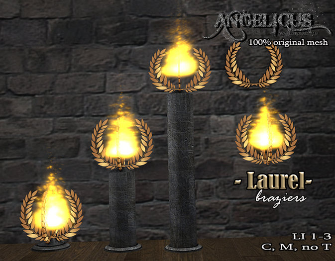 ::ANGELICUS: Laurel braziers