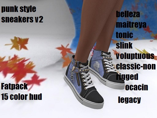 "Always" punk Style Sneakers v2