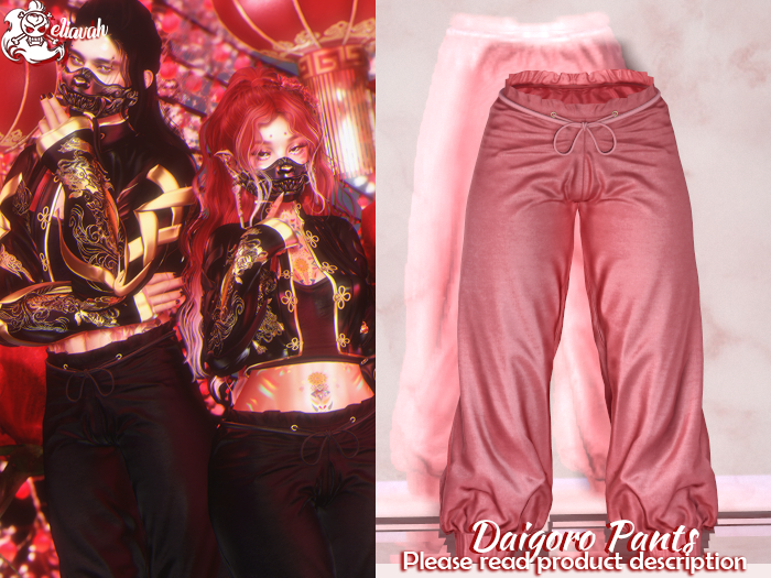 Eliavah ~ Daigoro Pants [ROSEGOLD]
