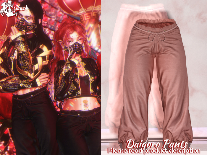 Eliavah ~ Daigoro Pants [ROSEGOLD 2]