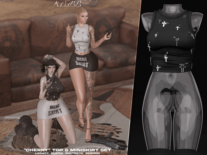 #KLUBB "Cherry" Top [Black]