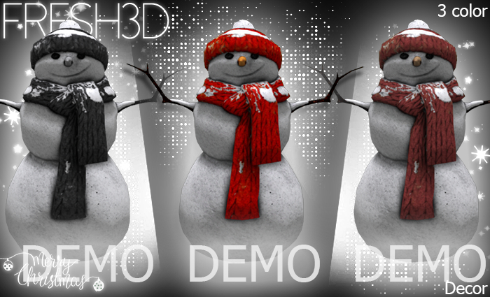 FRESH3D The Snowman DEMO