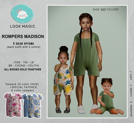 [Look Magic] Rompers Madison navy blue_LB/TD/BB/TW/YOUTH (add )