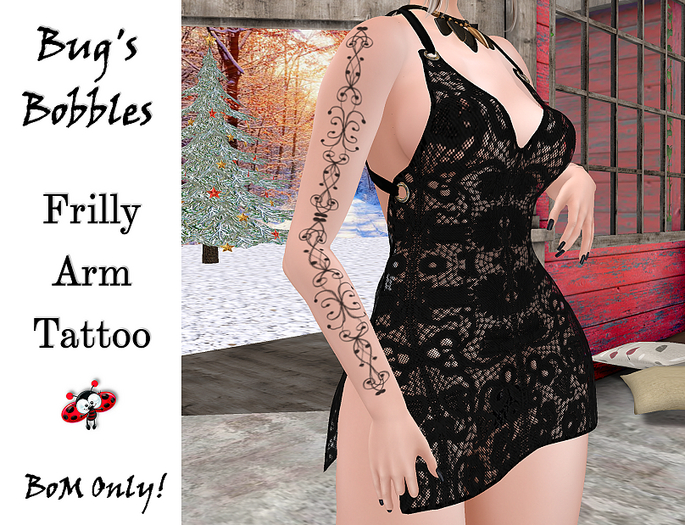 BB-Frilly Arm Tattoo