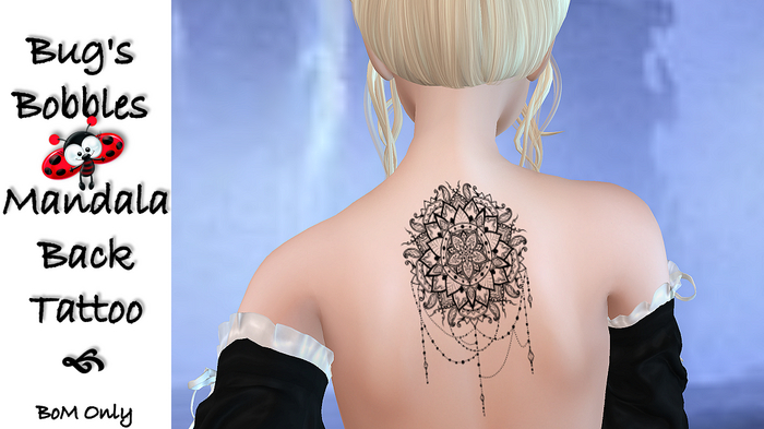 BB-Mandala Back Tattoo