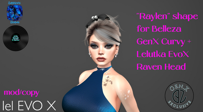 Raylen for Gen.X Curvy + Lel EvoX Raven