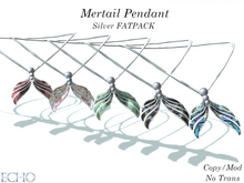 Echo Designs - Mertail Pendant - Silver FATPACK
