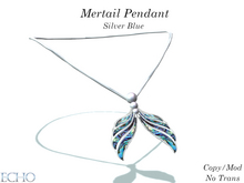 Echo Designs - Mertail Pendant - Silver Blue