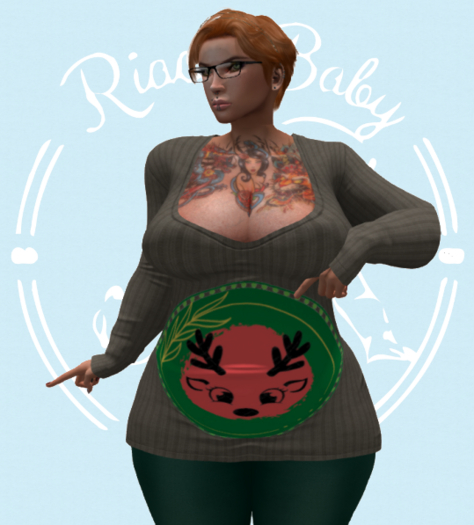 RBB- Rudolf Maternity Dress