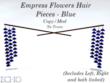 Echo Designs - Empress Flowers Hair Pieces Blue