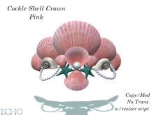 Echo Designs - Cockle Shell Crown - Pink