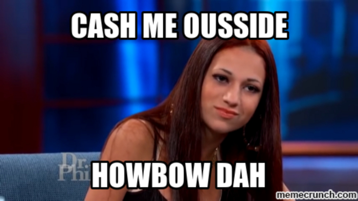 Catch Me Outside Howbow Dah (gesture)