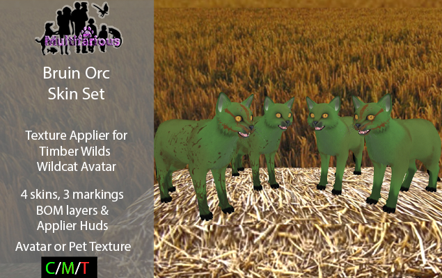 *M* TWI Wildcat Bruin Orc Skin set Unpacker