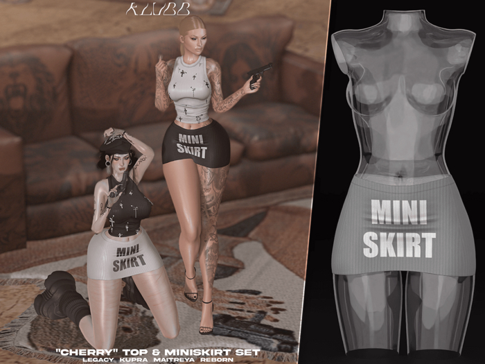 #KLUBB "Cherry" Miniskirt [Razor Blade]
