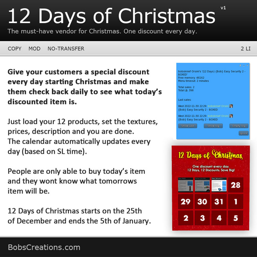 12 Days of Christmas 