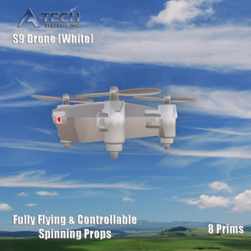 A-Tech - S9 Drone  White