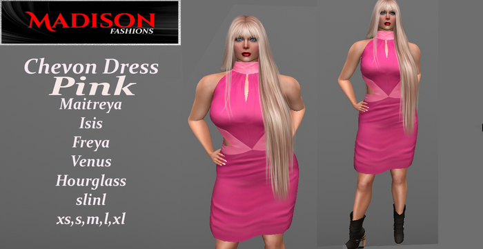 Almost free Bow Neck Cutout Dress Pink