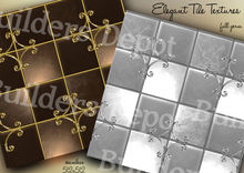 FULL PERM 2 Elegant Tile Textures (Silver & Gold Set #2)