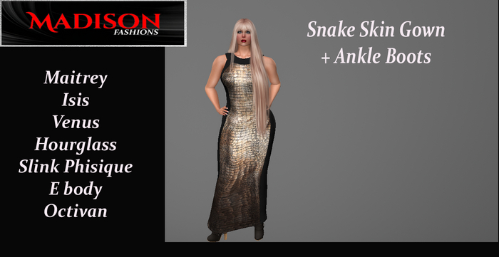Snake skin Gown