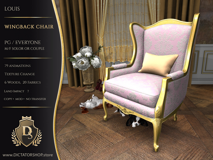 [Ds] Louis - Wingback Chair PG