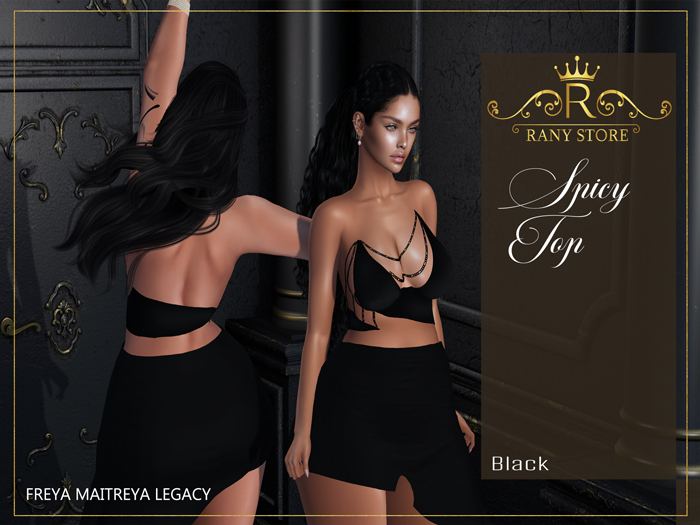 DEMO~Rany~Spicy Top Black