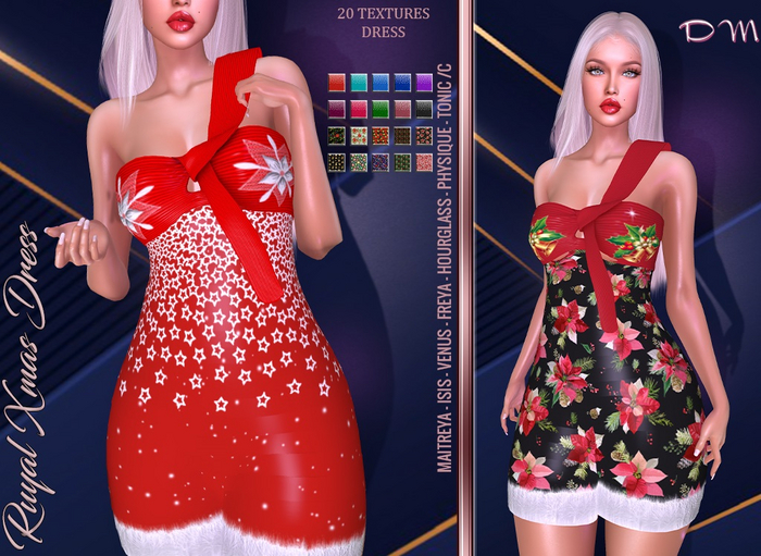 DM ~ Ruyal Xmas Dress ♥ Promo ♥