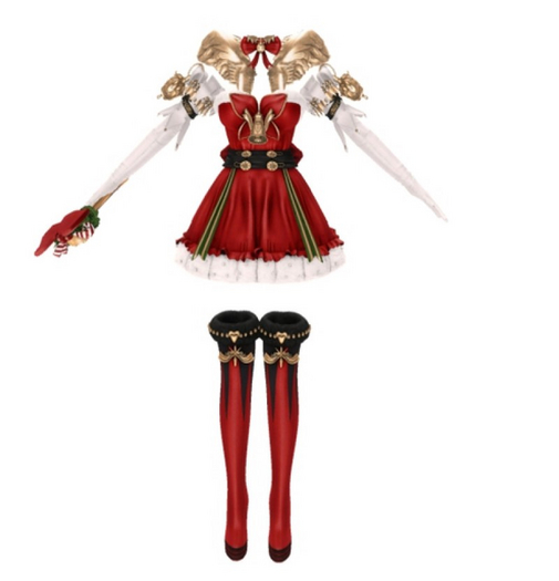 *The Mystic*Christmas Complete set (Red) + Dress RARE