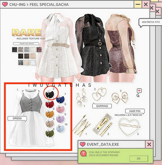 CHU-ING. FEEL SPECIAL. DRESS 2
