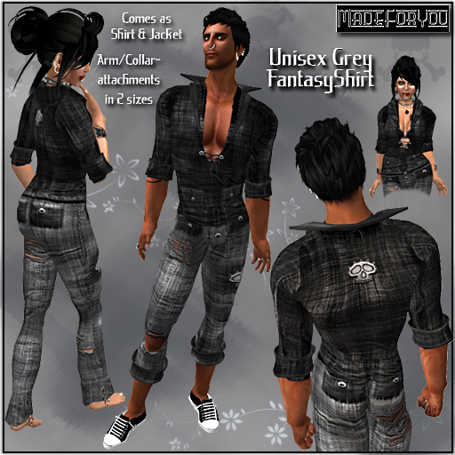 UnisexGreyFantasyShirt/MadeForYou
