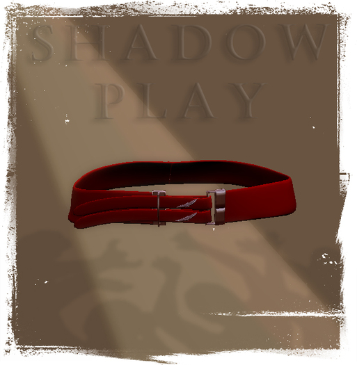 Shadow Play Designs - Belt 7.0 red