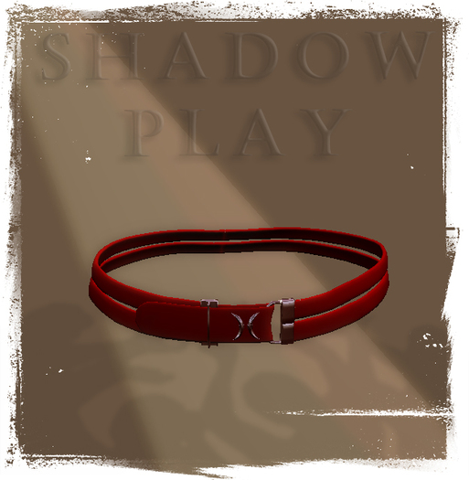 Shadow Play Designs - Belt 8.0 red