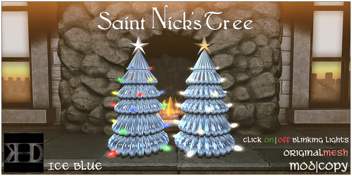 .::KHD::. Saint Nick's Tree: Ice Blue