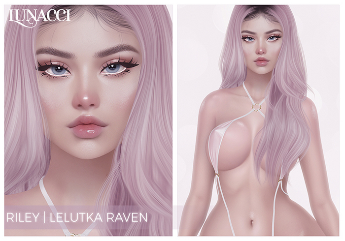 Riley Shape (Lelutka Raven) [STYLE CARD + TIPS]