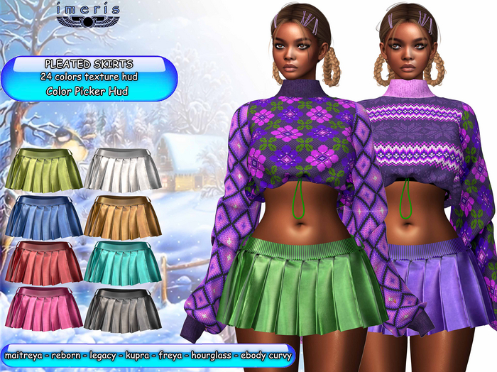 DEMO PLEATED SKIRTS