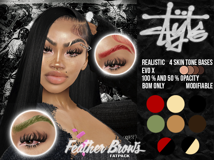 $tyle - Feather Brows EVO X ONLY (FATPACK)