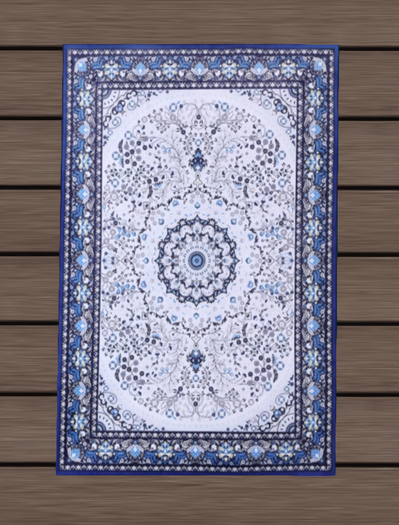 RoyalnSky Blue Rug