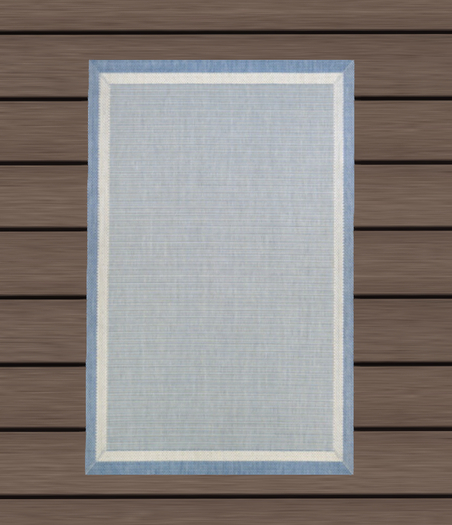 Blue on Blue Rug