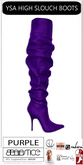 Baiastice_Ysa High Slouch Boots-Purple