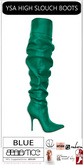 Baiastice_Ysa High Slouch Boots-Emerald
