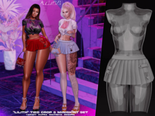 #KLUBB "Lilith" Miniskirt [Razor Blade]