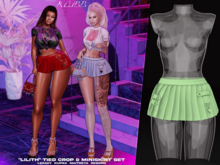 #KLUBB "Lilith" Miniskirt [Jaded]