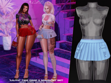 #KLUBB "Lilith" Miniskirt [Crystal Meth]