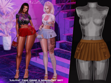 #KLUBB "Lilith" Miniskirt [Au Naturel]