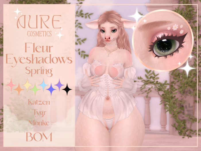 [ AURE ] Fleur Eyeshadow - Spring - Katzen/Tygr | BOM