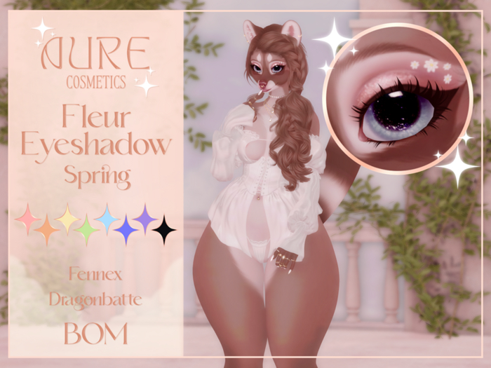 [ AURE ] Fleur Eyeshadow - Spring - Fennex | BOM