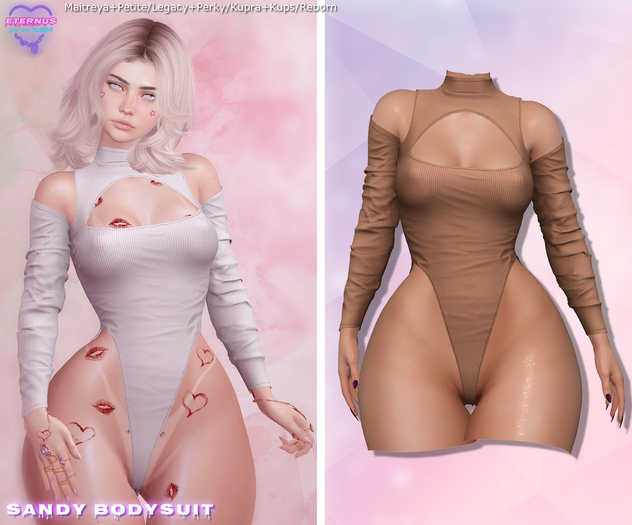 [Eternus] Sandy Bodysuit Cream