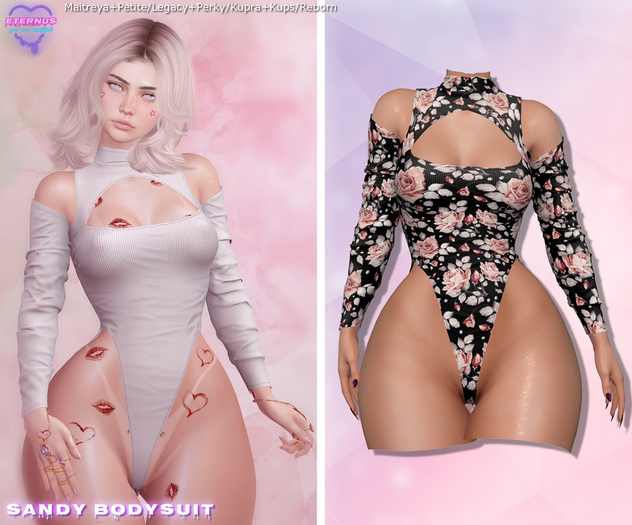[Eternus] Sandy Bodysuit Flowers